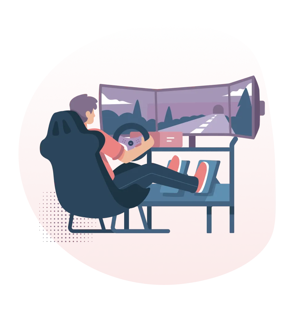 Joistikas.lt vairavimo simuliatoriai - profesionalūs simuliatoriai su lietuviškomis trasomis